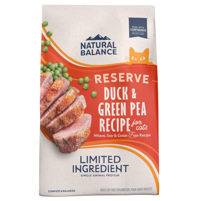 Natural Balance Limited Ingredient Reserve Grain Free Duck & Green Pea Recipe Cat Food