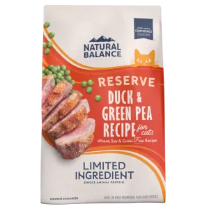 Natural Balance Limited Ingredient Reserve Grain Free Duck & Green Pea Recipe Cat Food