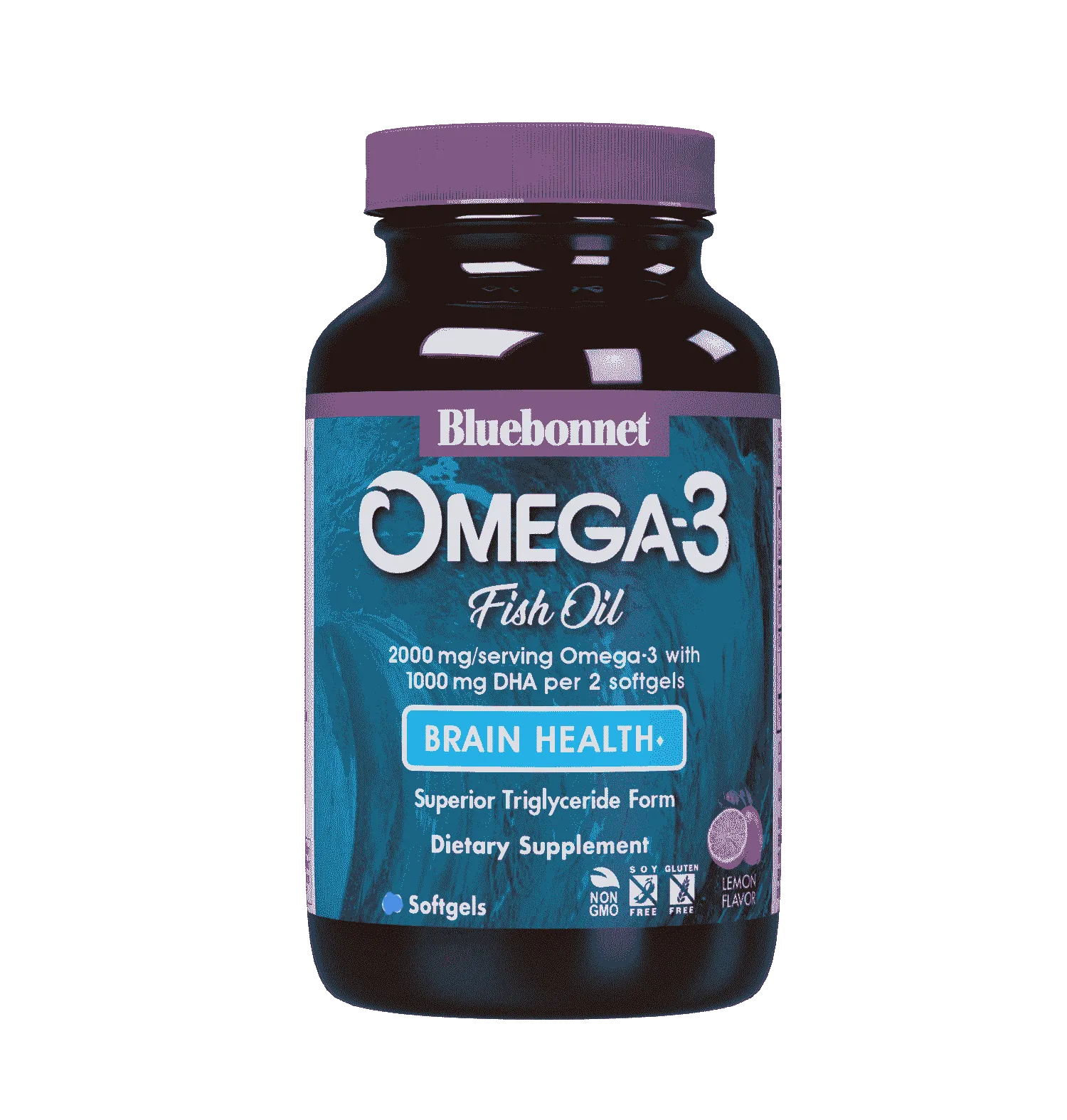 NATURAL OMEGA-3 BRAIN FORMULA, SGELS