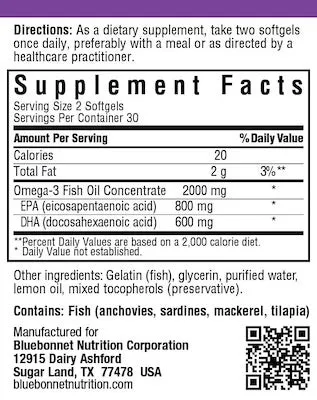 Natural Omega-3 Heart Formula, sgels