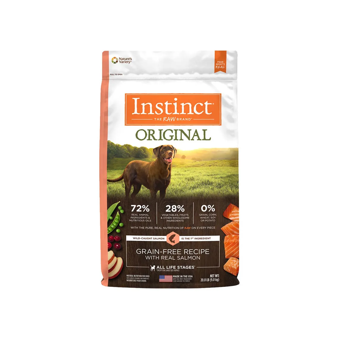 Nature's Variety Grain-Free Instinct Dry Dog Food