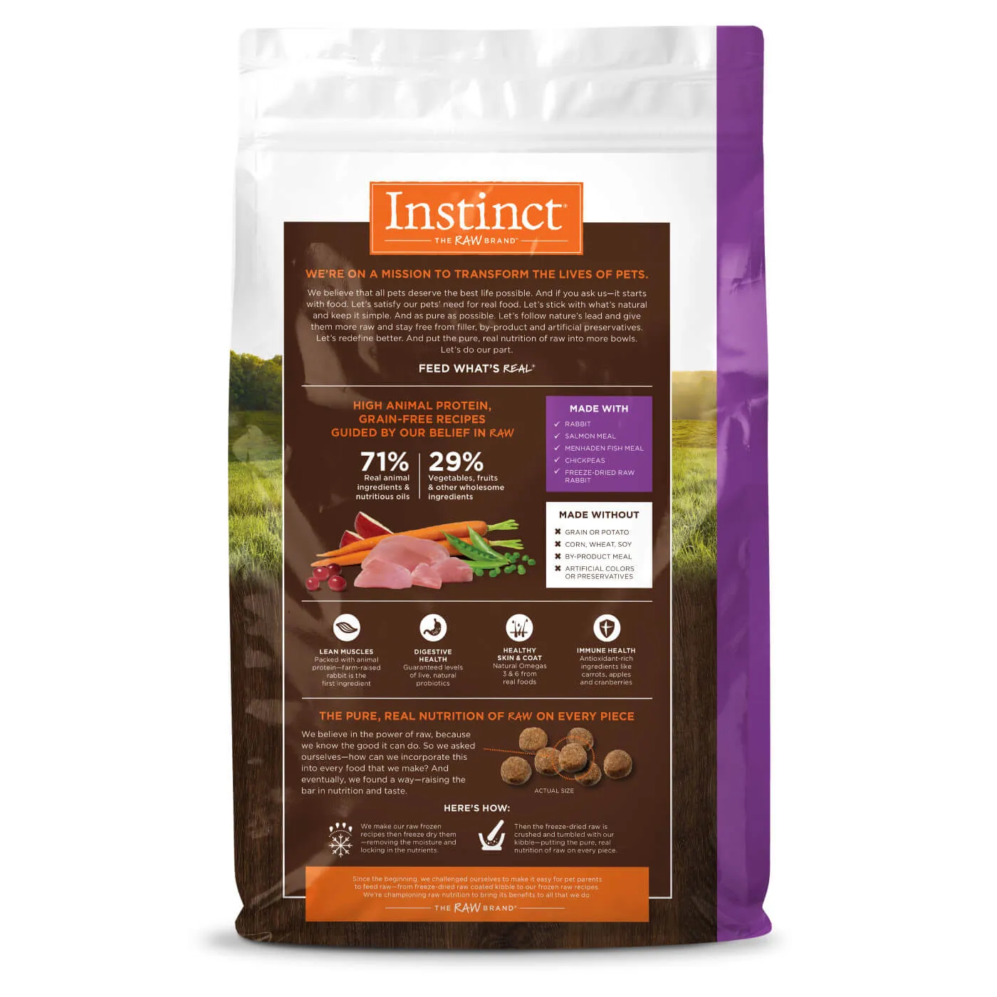 Nature's Variety Grain-Free Instinct Dry Dog Food