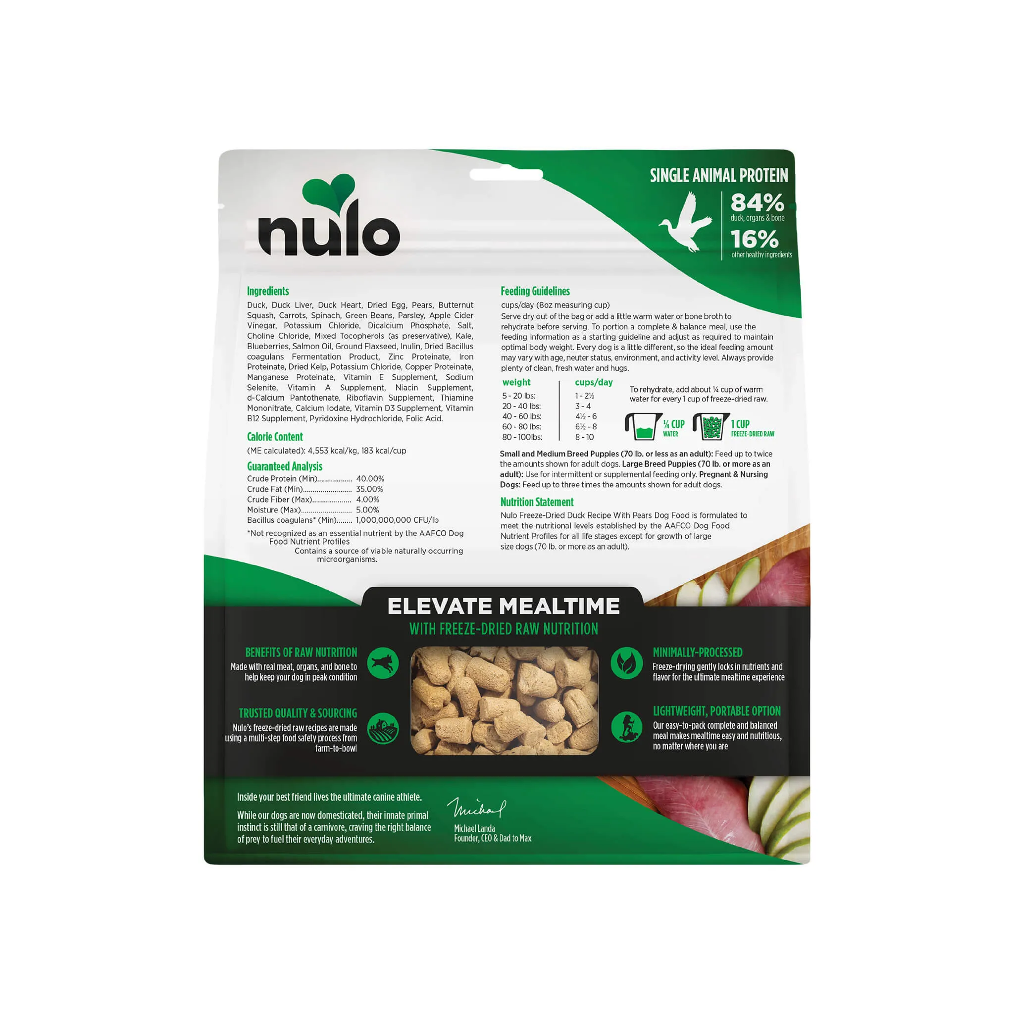 Nulo FreeStyle Freeze Dried Dog Food