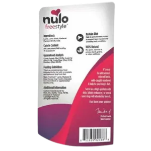 Nulo Freestyle Grain-Free Lamb, Mackerel & Kelp in Broth Dog Food Topper, 2.8 oz