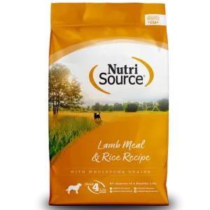 NutriSource Adult Lamb & Rice Formula Dry Dog Food