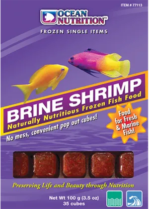 Ocean Nutrition Frozen Brine Shrimp Cubes 3.5 oz.