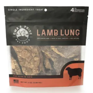 Oma's Pride Lamb Lung Dehydrated Dog & Cat Food