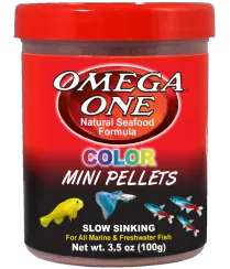 Omega One Color Mini Pellets 3.5 oz.