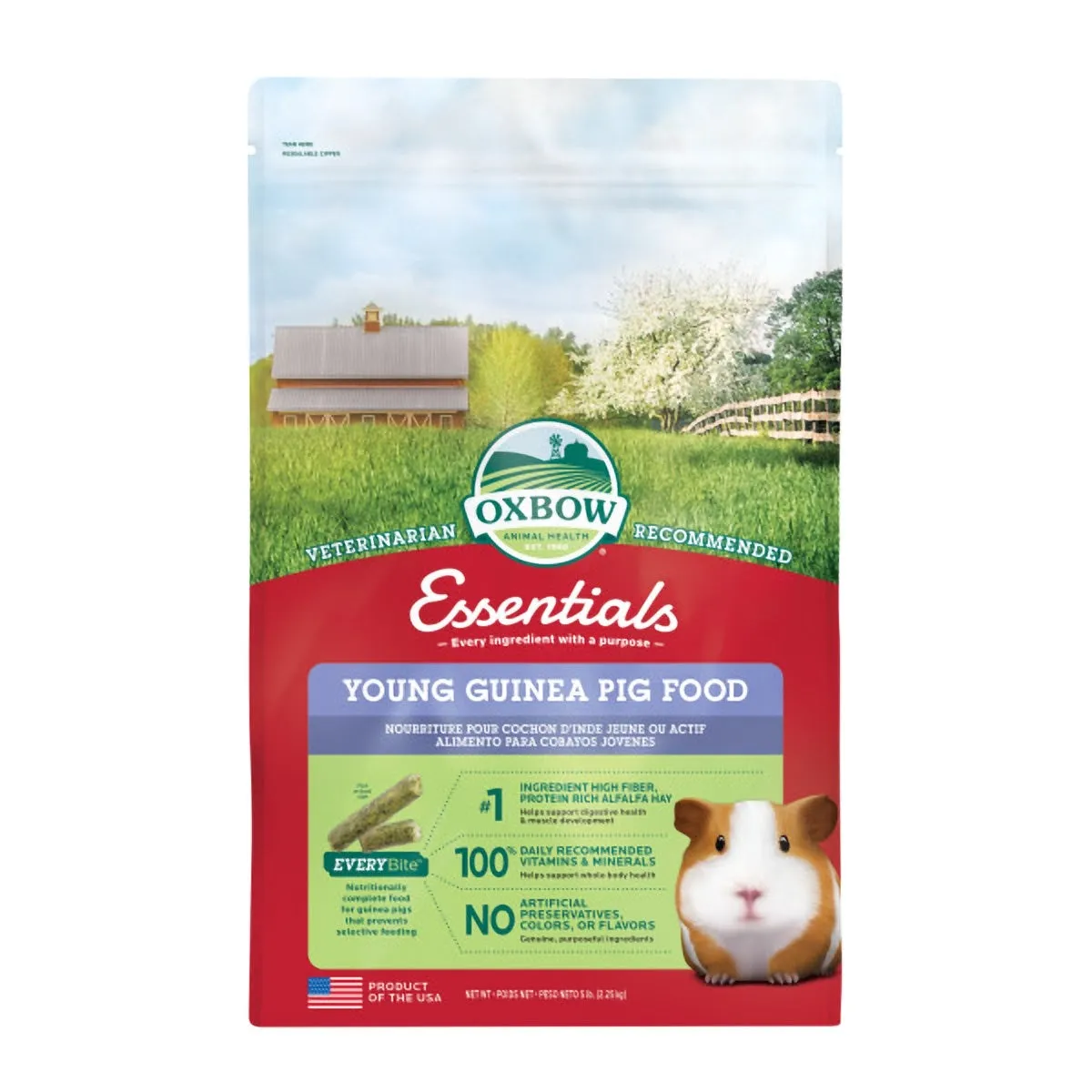 Oxbow Essentials Young Guinea Pig Food 2.25kg