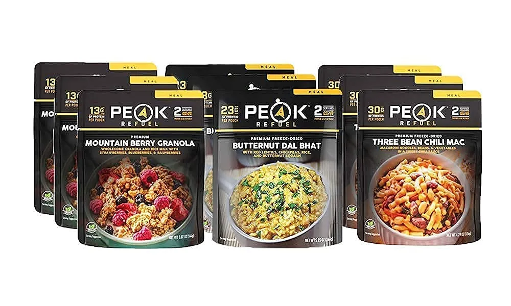 Peak Refuel Freeze-Dried Vegan Pack (9-Pack)