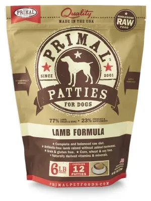 Primal Raw Frozen Lamb Formula