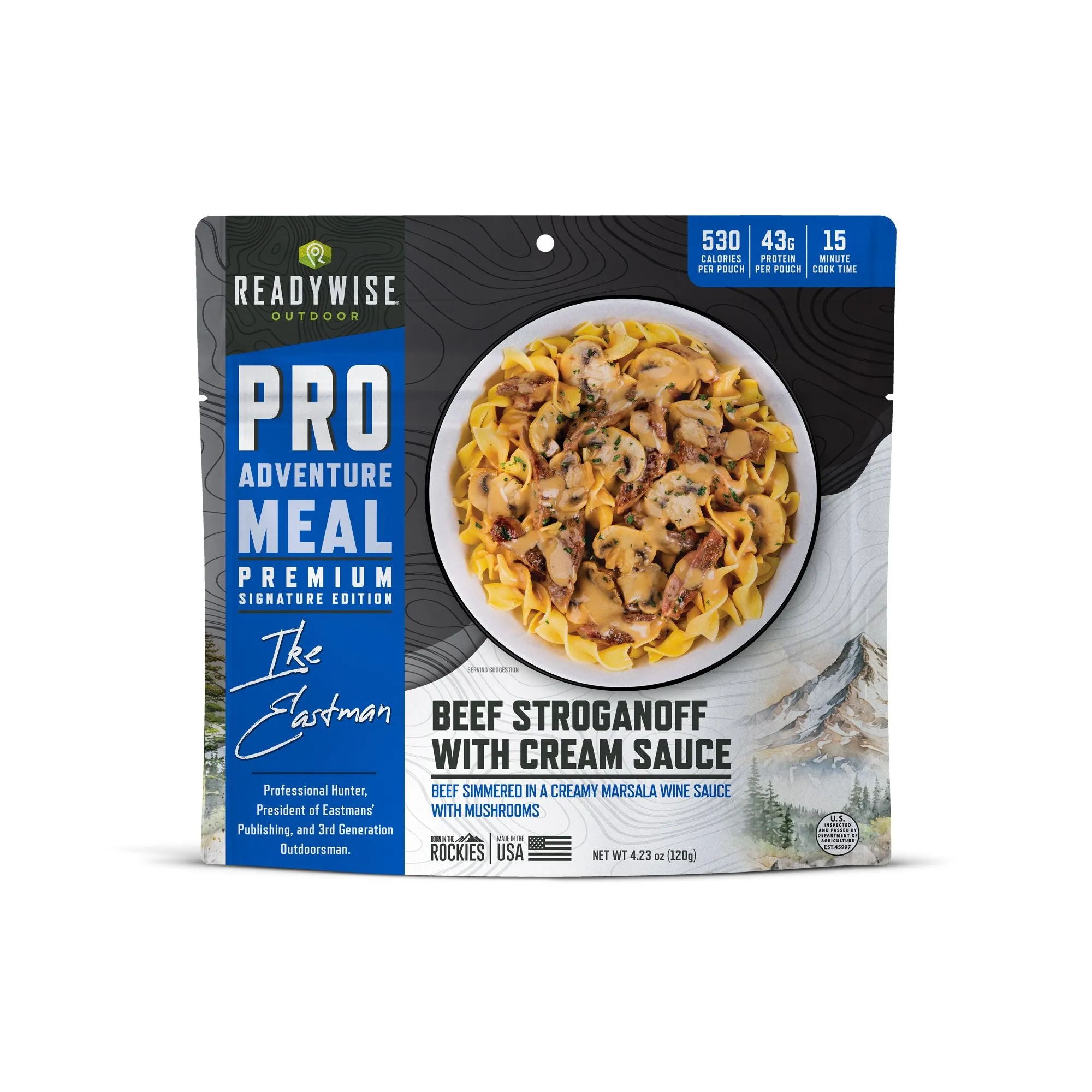 ReadyWise - Pro Adventure Meal Beef Stroganoff with Mushroom Cream Sauce - 6 Pack