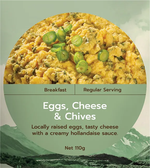 Real Meals Eggs, Cheese and Chives