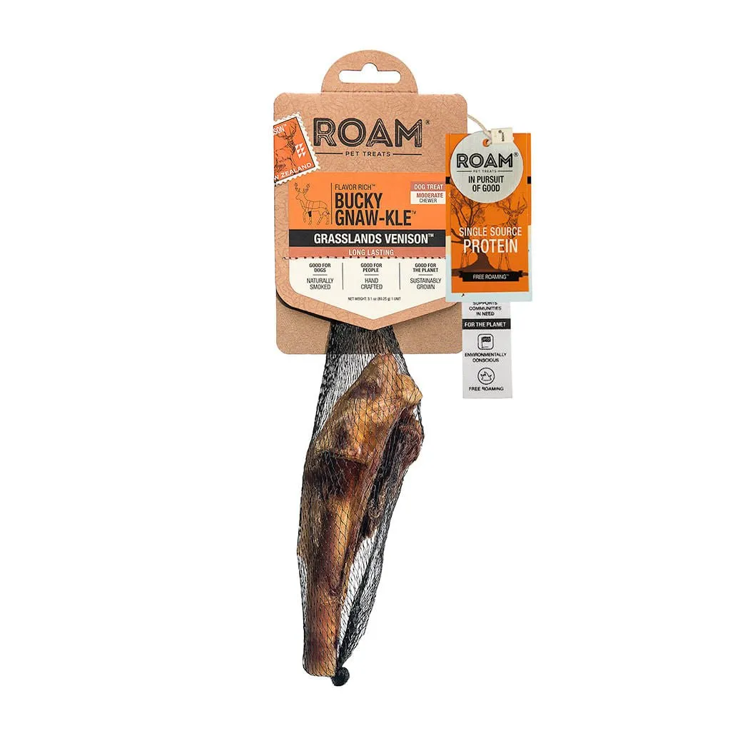 Roam Dog Treats Bucky Gnaw-kle