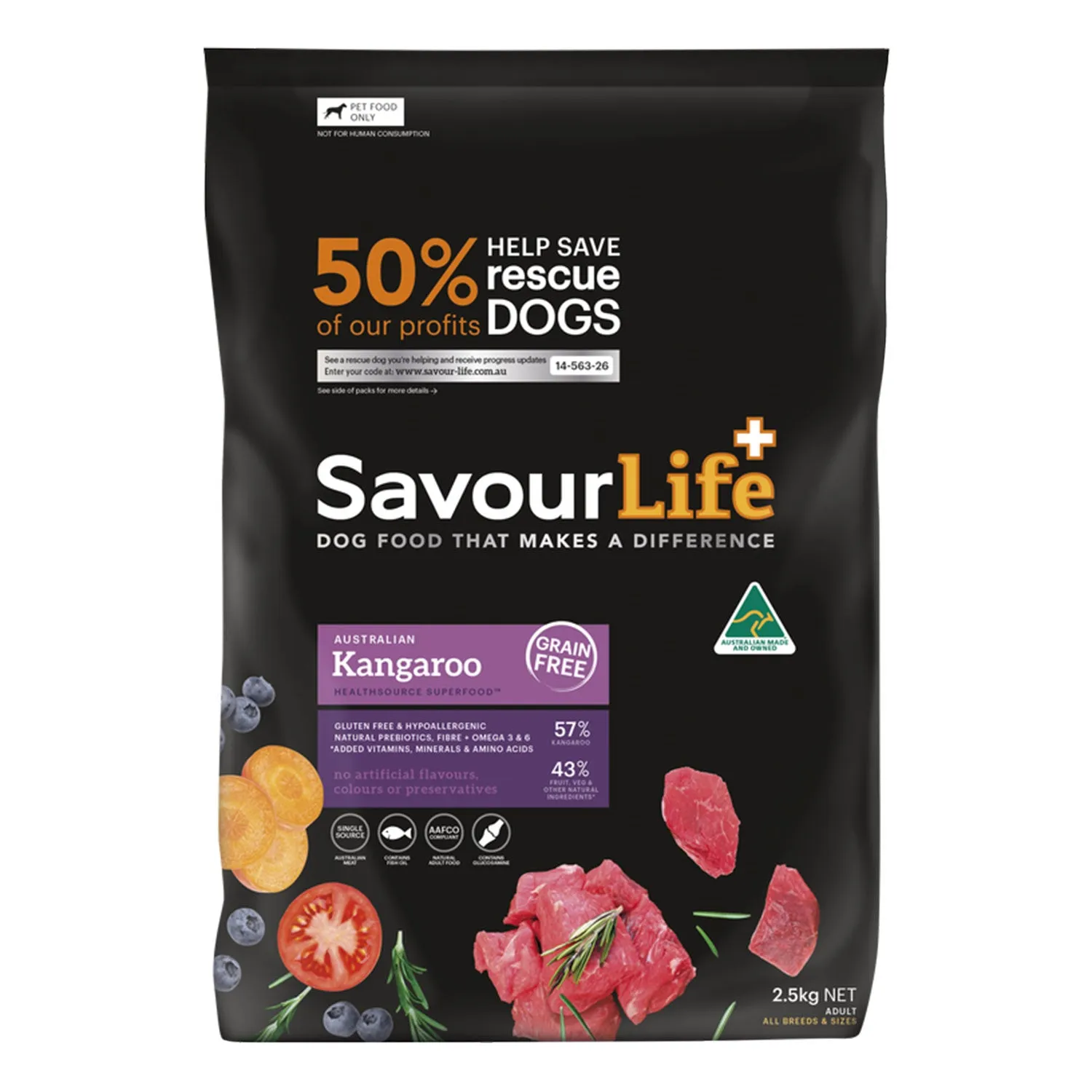 SavourLife Grain Free Kangaroo Adult Dry Dog Food