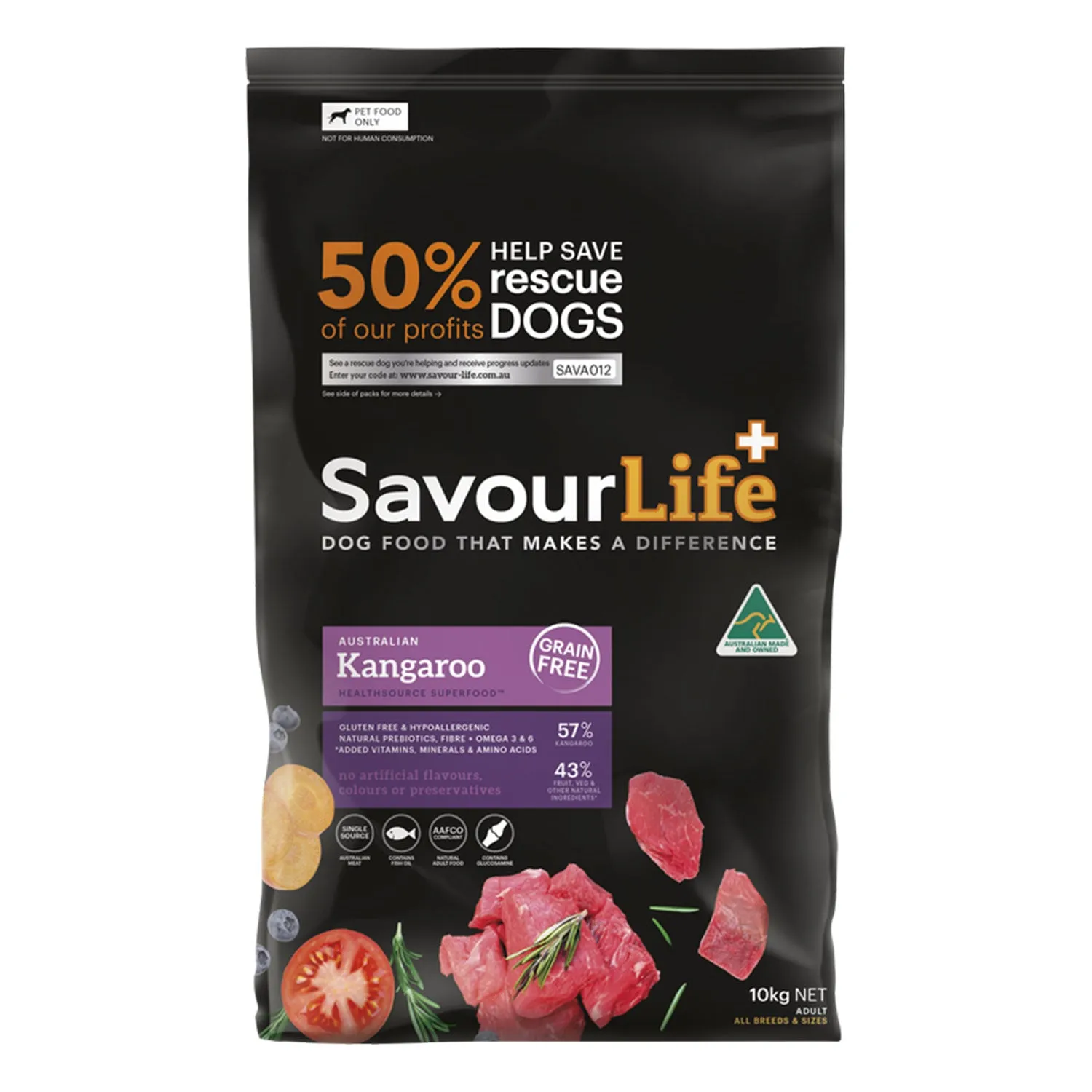 SavourLife Grain Free Kangaroo Adult Dry Dog Food