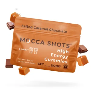 Seattle Gummy Company - Mocca Shots Salted Caramel Chocolate Caffeine Gummy