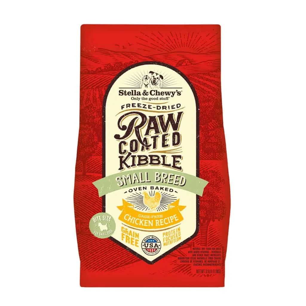 Stella & Chewy's Cage-Free Chicken Recipe Small Breed Raw Coated Baked Kibble Dog Food