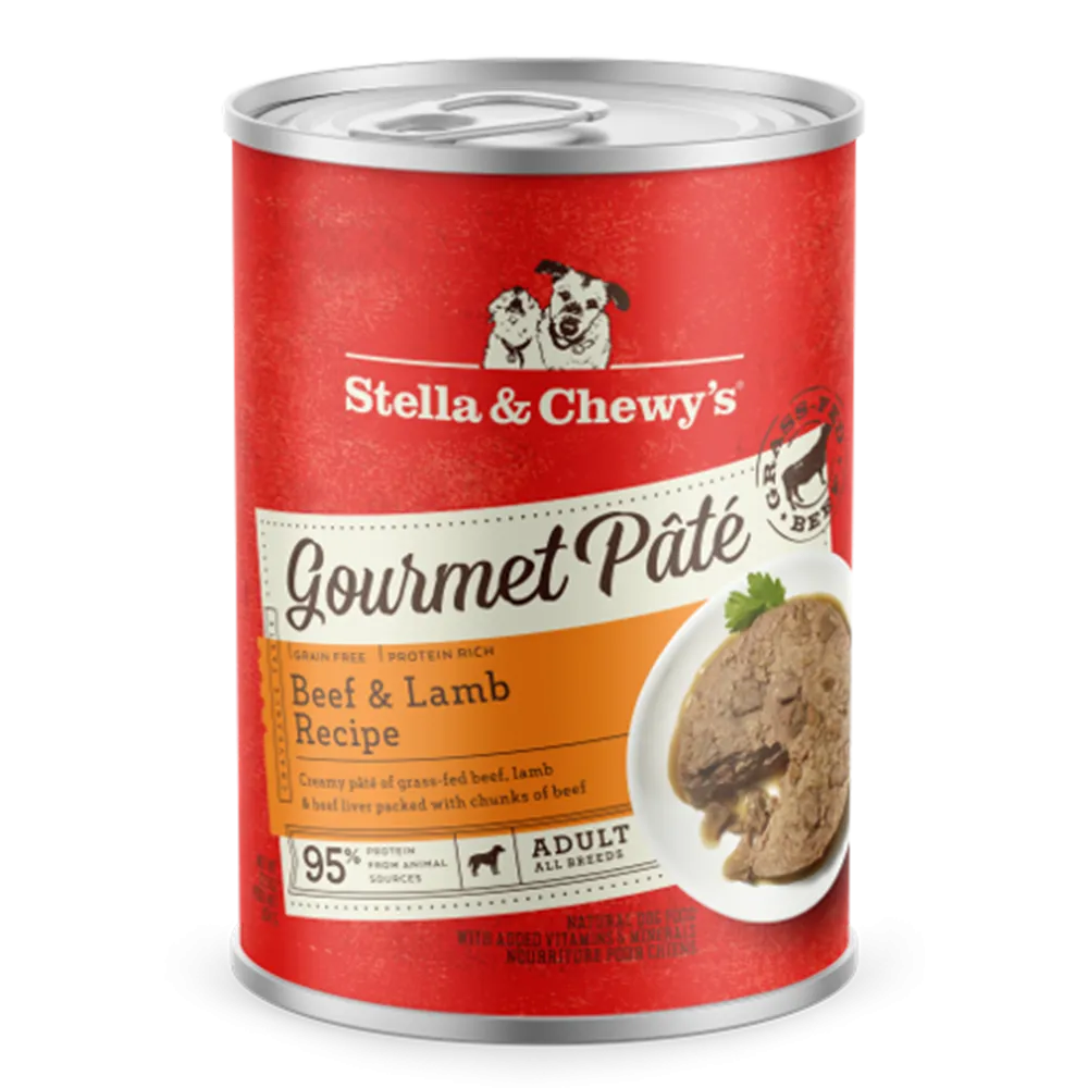 Stella & Chewy's Dog Gourmet Pate Beef & Lamb Recipe 12.5oz