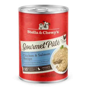 Stella & Chewy's Dog Gourmet Pate Puppy Chicken & Salmon Recipe 12.5oz