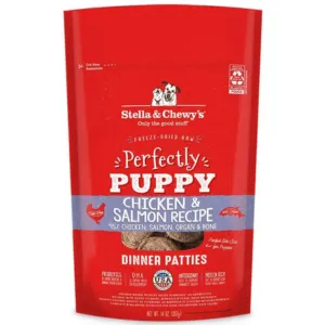 Stella & Chewy's Perfectly Puppy Chicken & Salmon Dinner Patties Freeze-Dried Raw Dog Food