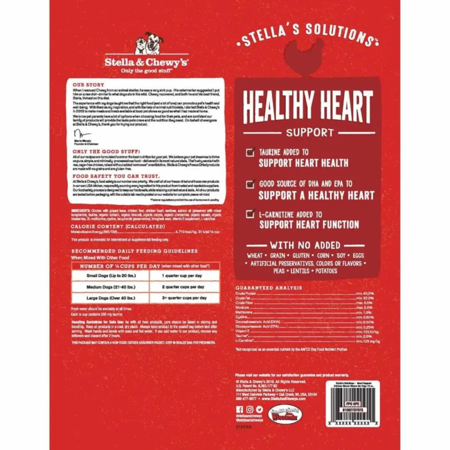 Stella & Chewy's Stella's Solutions Healthy Heart Support Cage-Free Chicken, 13 oz