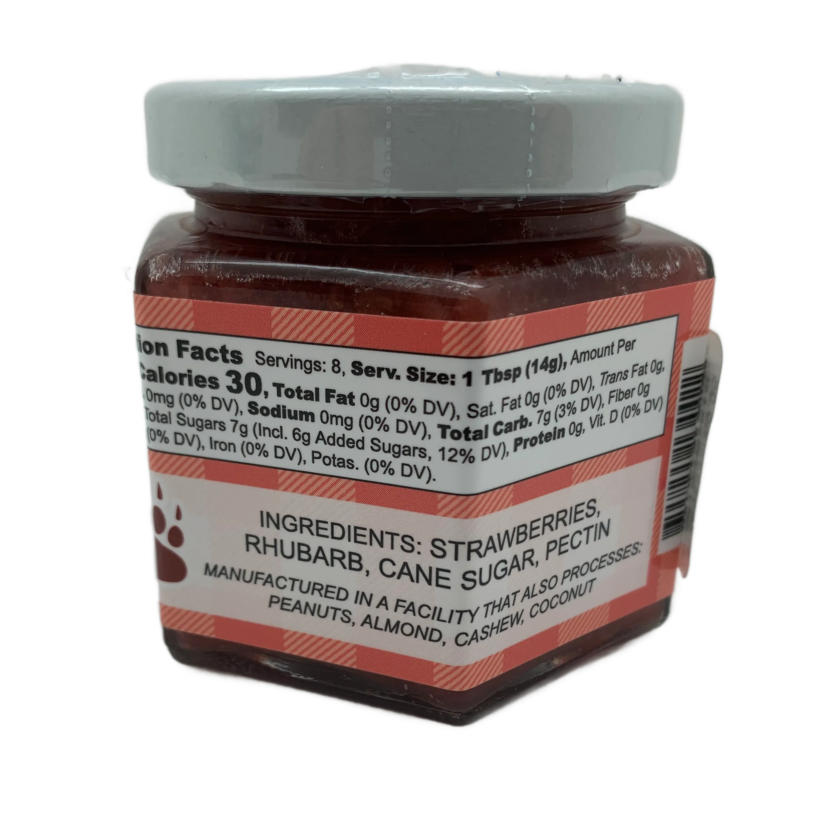 Strawberry Rhubarb Jam 4 oz