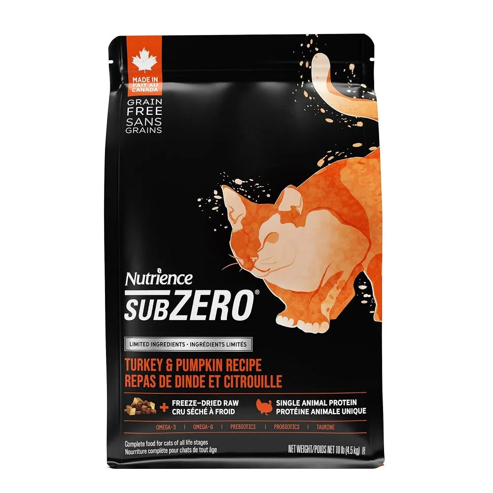 SubZero - L.I.D Kibble with Freeze Dried Raw Cubes  Turkey & Pumpkin for Cats