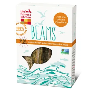 The Honest Kitchen Beams Pure Icelandic Catfish Skins Dog Treats 4oz