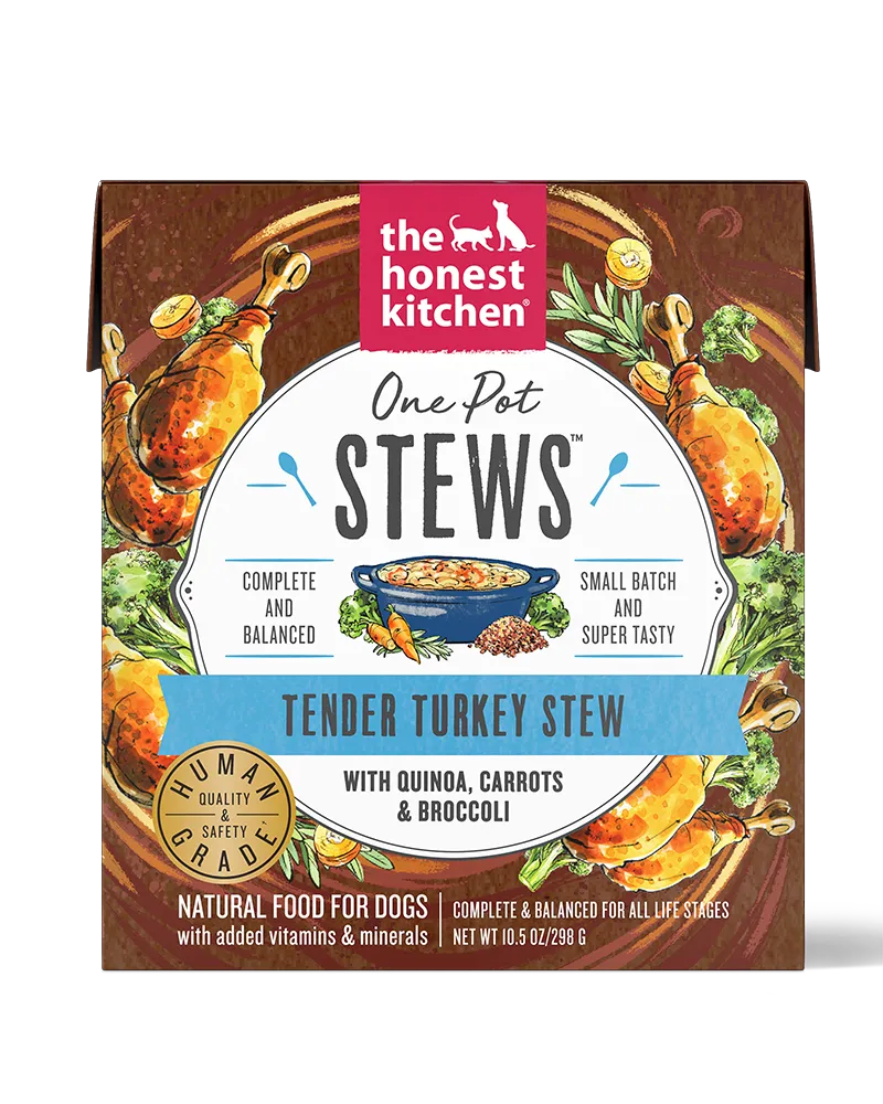 The Honest Kitchen One Pot Stew - Tender Turkey Wet Dog Food 10.5oz