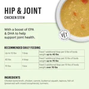 The Honest Kitchen Pour Overs Joint Mobility Chicken Stew Wet Dog Food 5.5 oz