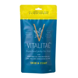 Vitalitae Skin & Coat Superfood Jerky Dog Treat 150g