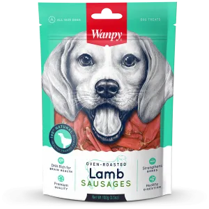 Wanpy Dog Oven-Roasted Lamb Sausages 100g