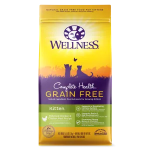 Wellness Cat Complete Health Grain Free Kitten Deboned Chicken & Chicken Meal Recipe 5.5lb