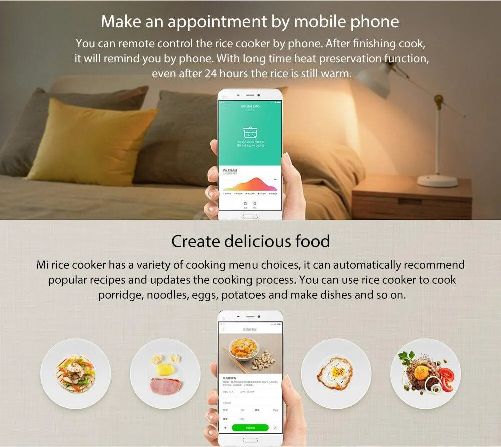 Xiaomi MIJIA Mini APP Controlled Electric Rice Cooker