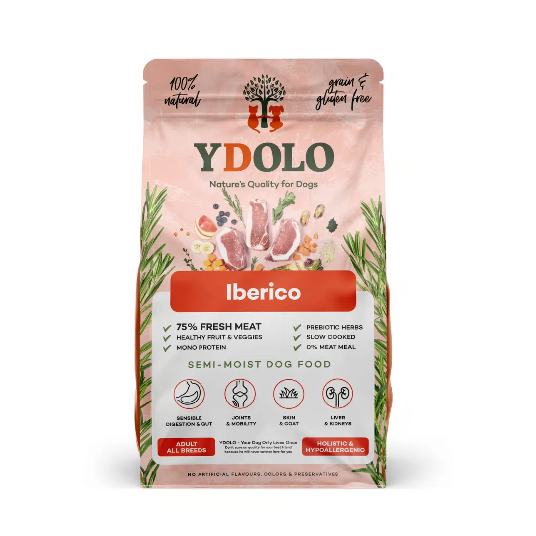 Ydolo Iberico Pork Semi Moist Cold Pressed Dog Food